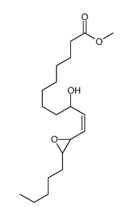 methyl (E)-9-hydroxy-11-(3-pentyloxiran-2-yl)undec-10-enoate结构式