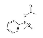 phenylbismuth(III) diacetate结构式