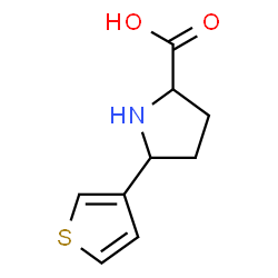 5-(Thiophen-3-yl)-1H-pyrrole-2-carboxylic acid Structure