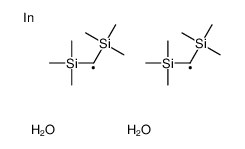 bis[bis(trimethylsilyl)methyl]indium,dihydrate Structure