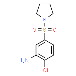 2-AMINO-4-(PYRROLIDINE-1-SULFONYL)-PHENOL Structure