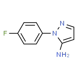 1-(4-Fluorophenyl)-1H-pyrazol-5-amine结构式