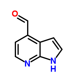 7-氮杂吲哚-4-甲醛结构式