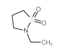 2-乙基异噻唑烷1,1-二氧化物结构式