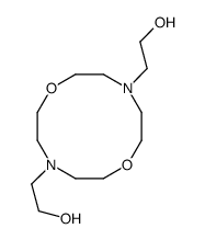 2-[10-(2-hydroxyethyl)-1,7-dioxa-4,10-diazacyclododec-4-yl]ethanol结构式