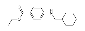 4-(cyclohexylmethyl-amino)-benzoic acid ethyl ester Structure