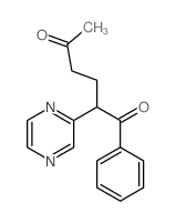 1-phenyl-2-pyrazin-2-yl-hexane-1,5-dione Structure