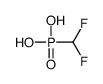 difluoromethylphosphonic acid Structure