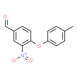 4-(4-METHYLPHENOXY)-3-NITROBENZENECARBALDEHYDE Structure