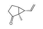 1β-methyl-6β-ethenylbicyclo[3.1.0]hexan-2-one结构式