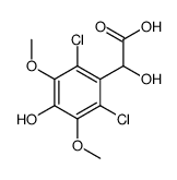 2-(2,6-dichloro-4-hydroxy-3,5-dimethoxyphenyl)-2-hydroxyacetic acid Structure