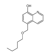 5-(pentoxymethyl)quinolin-8-ol Structure