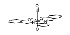 [MoO(CO)(N,N'-bis(salicylidene)-1,2-phenylenediamine(-2H))] Structure