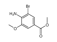 4-Amino-3-bromo-5-Methoxy-benzoic acid Methyl ester Structure
