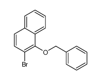 2-bromo-1-phenylmethoxynaphthalene Structure