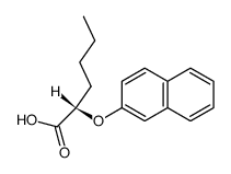 (S)-2-[2]naphthyloxy-hexanoic acid结构式