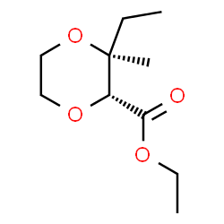 threo-Pentonic acid, 4,5-dideoxy-2,3-O-1,2-ethanediyl-3-C-methyl-, ethyl ester (9CI) Structure