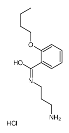 3-[(2-butoxybenzoyl)amino]propylazanium,chloride Structure