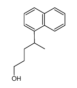 4-(naphthalen-1-yl)pentan-1-ol Structure