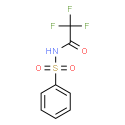 Acetamide, 2,2,2-trifluoro-N-(phenylsulfonyl)- Structure