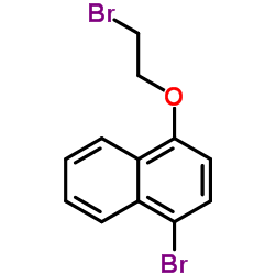 1-Bromo-4-(2-bromoethoxy)naphthalene Structure