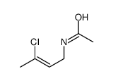 N-(3-chlorobut-2-enyl)acetamide Structure