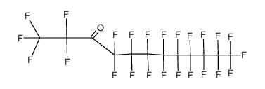 1,1,1,2,2,4,4,5,5,6,6,7,7,8,8,9,9,10,10,11,11,12,12,12-Tetracosafluoro-dodecan-3-one结构式