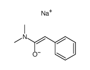 sodium salt of phenylacetic acid dimethylamide Structure