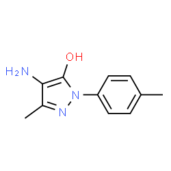 Pyrazol-5-ol, 4-amino-3-methyl-1-p-tolyl- (8CI) structure