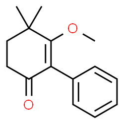 2-Cyclohexen-1-one,3-methoxy-4,4-dimethyl-2-phenyl-(5CI) picture