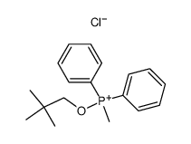methyl(neopentyloxy)diphenylphosphonium chloride结构式