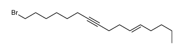 16-bromohexadec-5-en-9-yne Structure