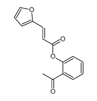 2-(2'-furylacryloyloxyl)acetophenone结构式