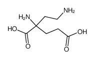 4-Carboxy-4,6-diaminohexanoic acid结构式