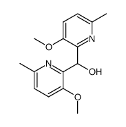 bis-(3-methoxy-6-methylpyridin-2-yl)methanol结构式