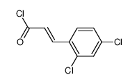 3-(2,4-dichloro-phenyl)-acryloyl chloride结构式