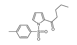 1-[1-(4-methylphenyl)sulfonylpyrrol-2-yl]pentan-1-one结构式