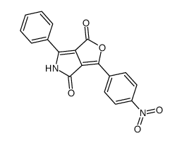 1-(4-nitrophenyl)-4-phenyl-5H-furo[3,4-c]pyrrole-3,6-dione Structure