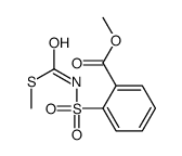 methyl 2-(methylsulfanylcarbonylsulfamoyl)benzoate Structure