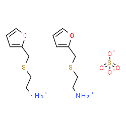 2-(furfurylthio)ethylammonium sulphate (2:1)结构式