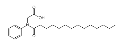 Glycine, N-(1-oxotetradecyl)-N-phenyl结构式