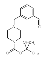 TERT-BUTYL 4-(3-FORMYLBENZYL)PIPERAZINE-1-CARBOXYLATE structure