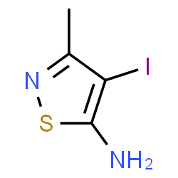 4-Iodo-3-Methylisothiazol-5-amine structure