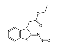 (2-nitrosoimino-benzothiazol-3-yl)-acetic acid ethyl ester Structure