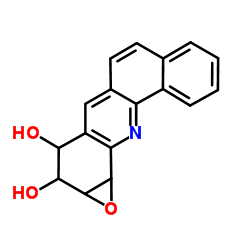 1a,2,3,11b-Tetrahydrobenzo[c]oxireno[h]acridine-2,3-diol Structure