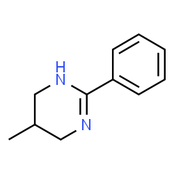 Pyrimidine, 1,4,5,6-tetrahydro-5-methyl-2-phenyl- (6CI) Structure