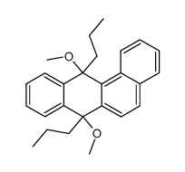 7,12-dimethoxy-7,12-dipropyl-7,12-dihydro-benz[a]anthracene Structure