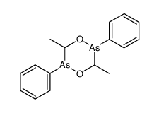 3,6-dimethyl-2,5-diphenyl-[1,4,2,5]dioxadiarsinane Structure