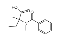 Hippuric acid,-alpha--ethyl-N,-alpha--dimethyl- (1CI) Structure