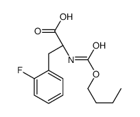 (2S)-2-(butoxycarbonylamino)-3-(2-fluorophenyl)propanoic acid Structure